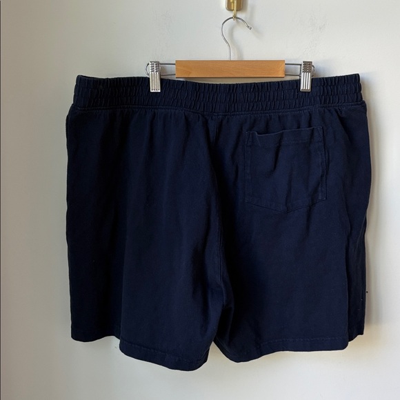 Polo Ralph Lauren 6 Inch Logo Jersey Shorts Navy Collegiate Print Logo Size XXL - Picture 3 of 10